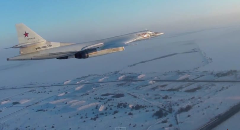 Ritka videó került elő az orosz légierő bombázóiról