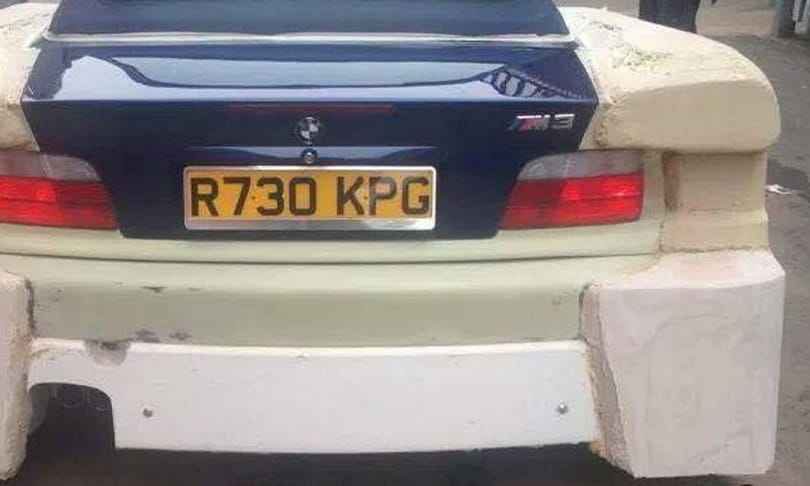 Az ízléstelenség csúcsa, avagy hogyan rondítható el egy BMW M3