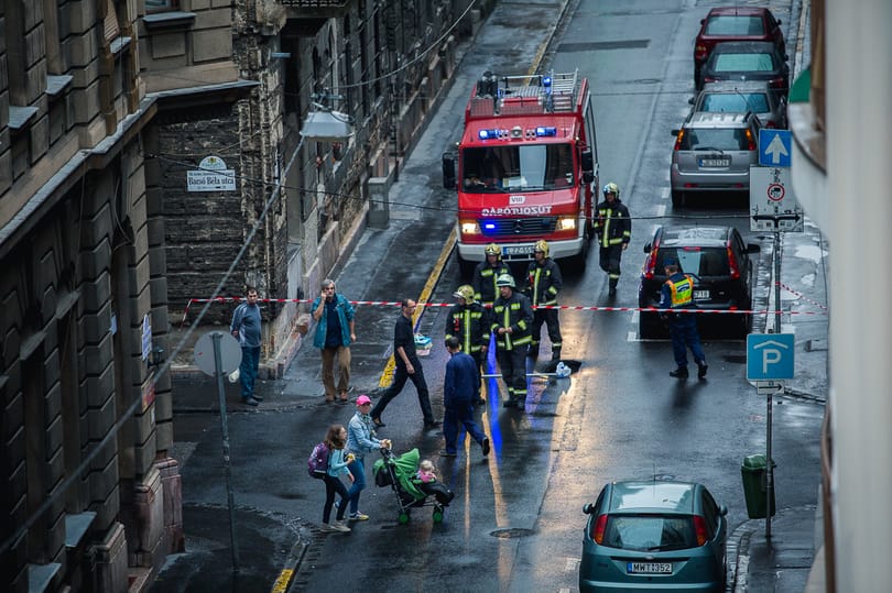 Fotó: Beszakadt az út Józsefvárosban