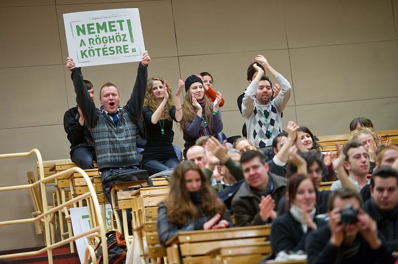 Orbán nagyon meglepte a tüntető egyetemistákat 