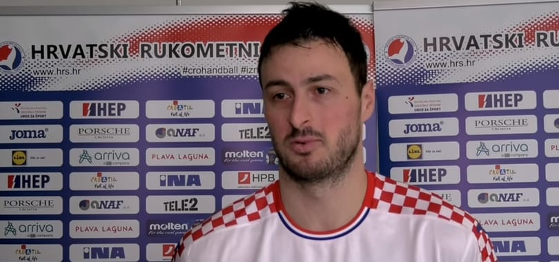 Fájdalmas arccal került földre a horvát kézisek kulcsembere, de nincs nagy baj