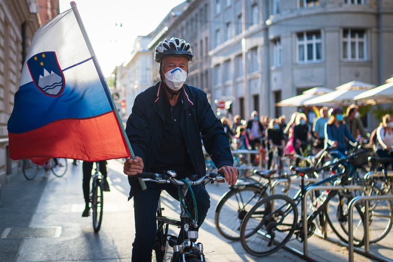 A szabadságjogokat féltik a járvány idején Szlovéniában