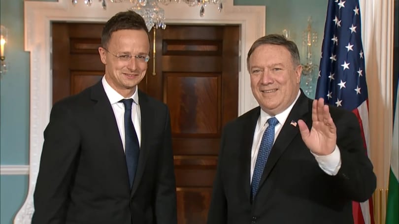 Szijjártó: Magyarország nem lesz az USA-t hisztérikusan bíráló európai kórus tagja