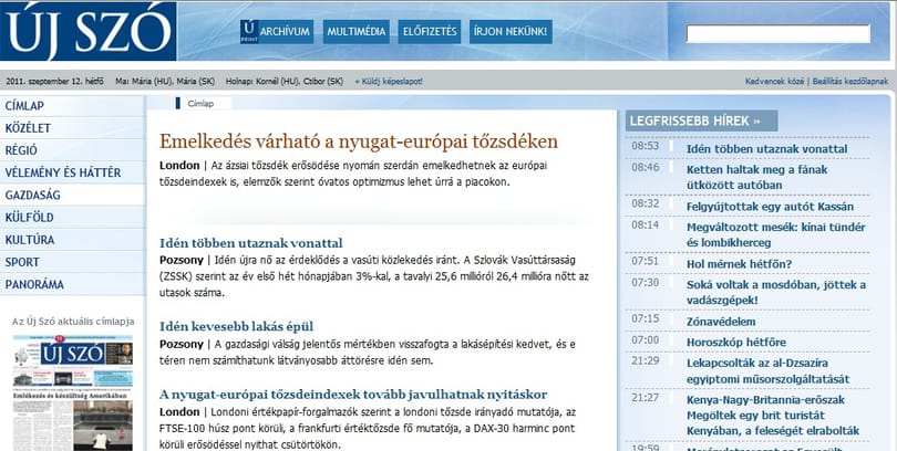 Felgyújtottak egy Renault Lagunát Kassán