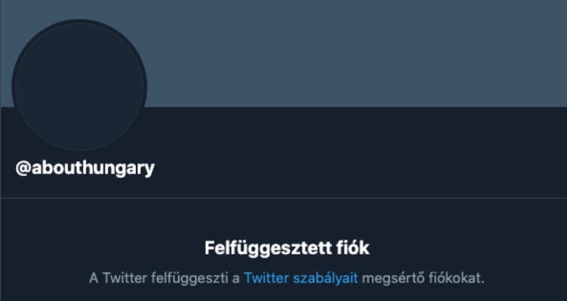 Felfüggesztette a Twitter a magyar kormány csatornáját [frissítés: ismét elérhető]