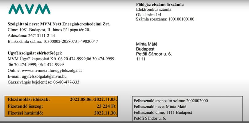 1836 forint alatt nem küld többé számlát az MVM