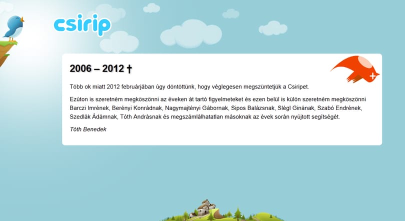 Bezárt a Turulcsirip
