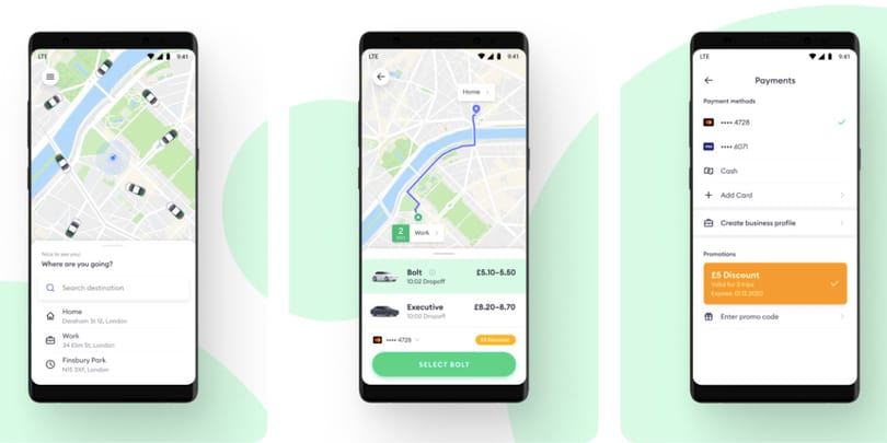 Ha újabb Huawei telefonja van és taxizna: már letöltheti a Bolt alkalmazást
