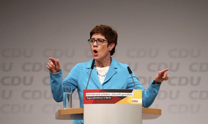 Lemond a CDU vezetéséről Annegret Kramp-Karrenbauer