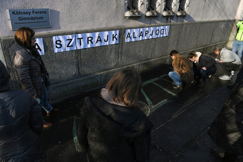Térképen mutatjuk, hol csatlakoztak a polgári engedetlenséghez a pedagógusok