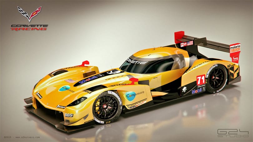 Őrület övezi a Le Mans-i 24 órás Corvette C7R-jét