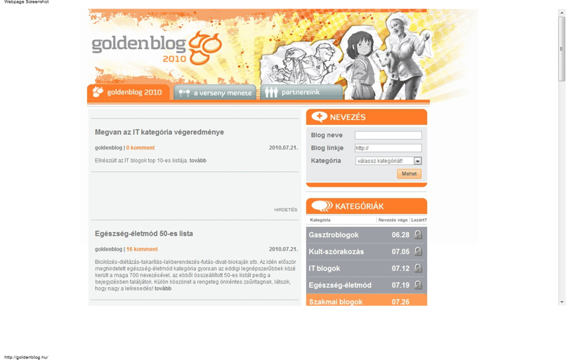 Goldenblog 2010: 50-es lista a fotóblogokról