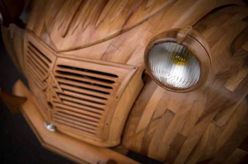 Fotók: Hamarosan az utakat szelheti a fából épített Citroën Kacsa