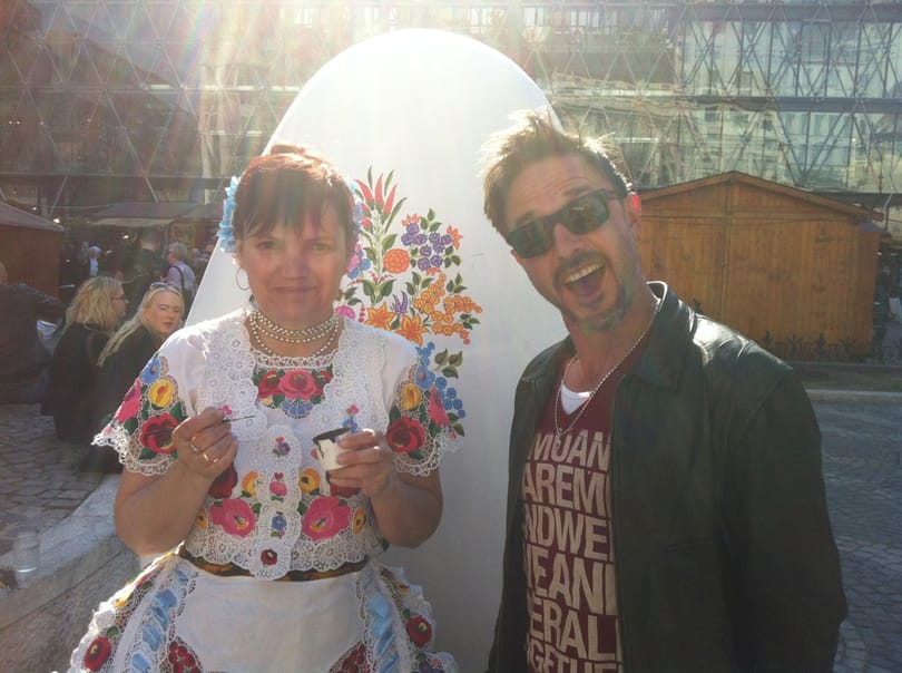 Fotó: David Arquette a Vörösmarty téren!
