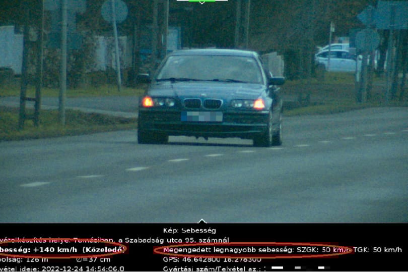 Gyorshajtási rekordot állíthatott fel egy BMW-s szenteste