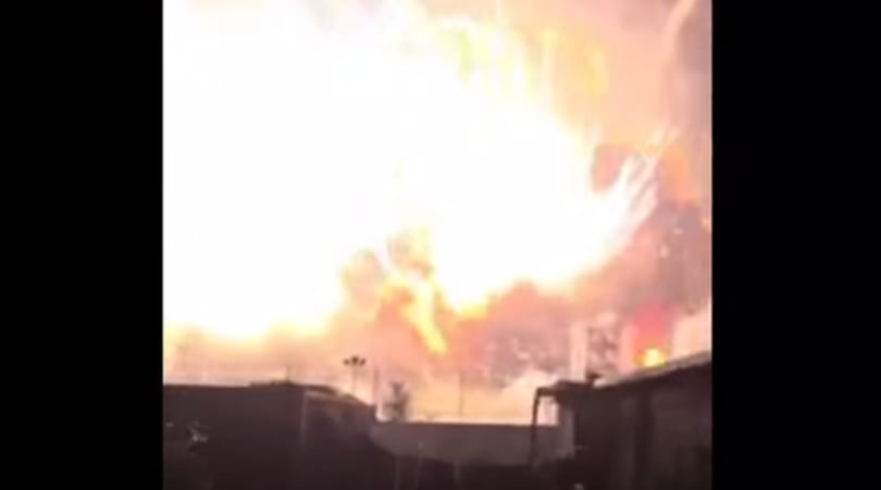 Videó: Újabb pokoli robbanás Kínában