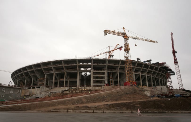 Nyolcan haltak meg eddig az épülő szentpétervári stadionnál