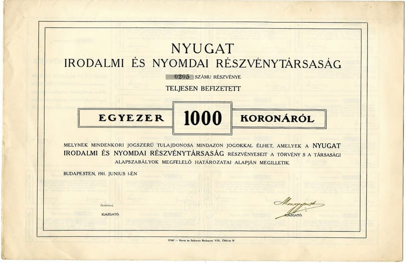 A Nyugat példája megmutatta, hogyan lehet veszteséges irodalmi újságot működtetni 