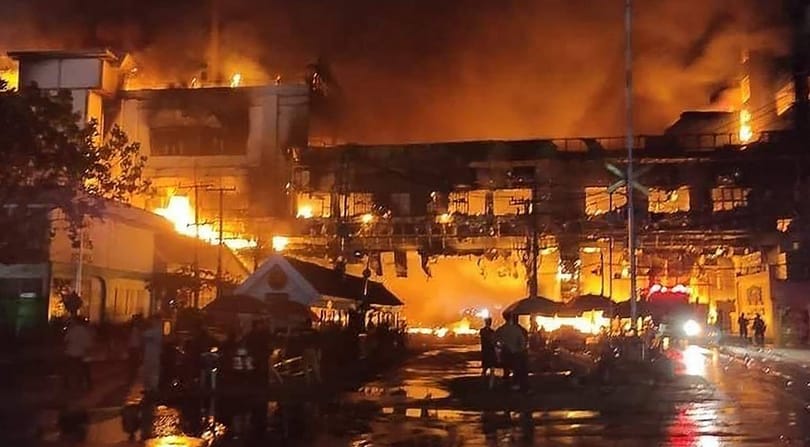 Porig égett egy kaszinószálloda Kambodzsában, többen meghaltak