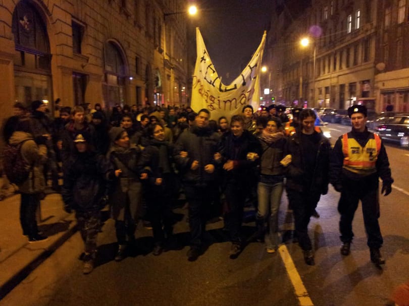 Vonulásos tüntetés lesz jövő szombaton Budapesten