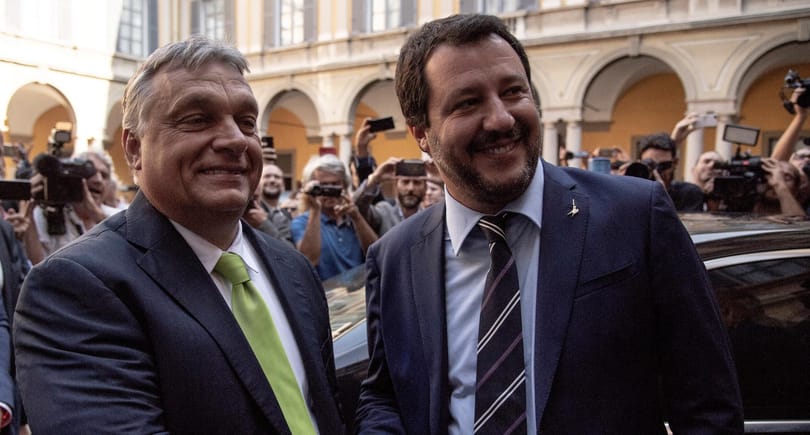 Matteo Salvini pénteken meglátogatja Orbán Viktort Budapesten
