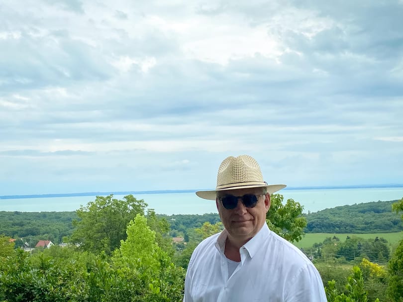 Orbán Viktor a Balatonnál van