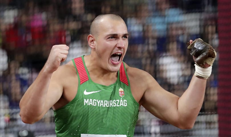 Világbajnoki bronzérmet nyert a kalapácsvető Halász Bence 