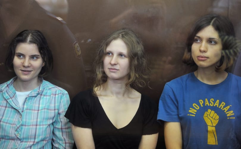 Kórházba került a Pussy Riot egyik tagja