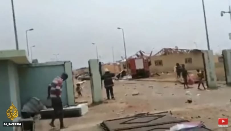 Berobbant egy lőszerraktár Egyenlítői-Guineában, csaknem 100-an meghaltak