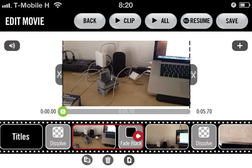 Ma ingyen az App Store-ban: Video Camera - vágószoba a zsebben