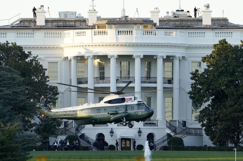 Trump visszatért a Fehér Házba, de nem azért, hogy Bidennel találkozzon