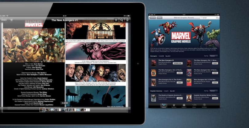 Marvel képregények az iBookstore-ban! Ingyen letölthető a The New Avengers első része!