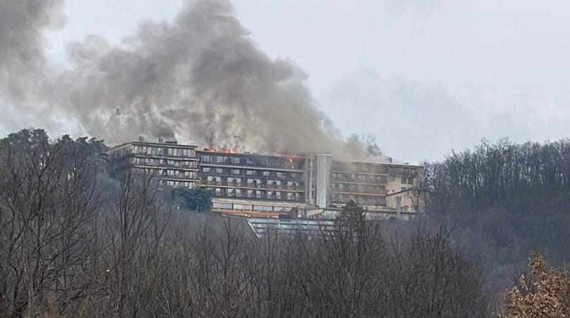 Kigyulladt a visegrádi Silvanus Hotel