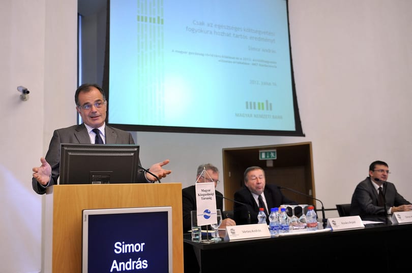Simor: növekedés nélkül nincs adósságcsökkentés