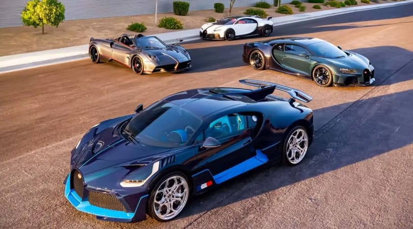 Bugatti, Pagani, Apollo hiperautókat árvereznek el egy 57 millió dolláros csalás után