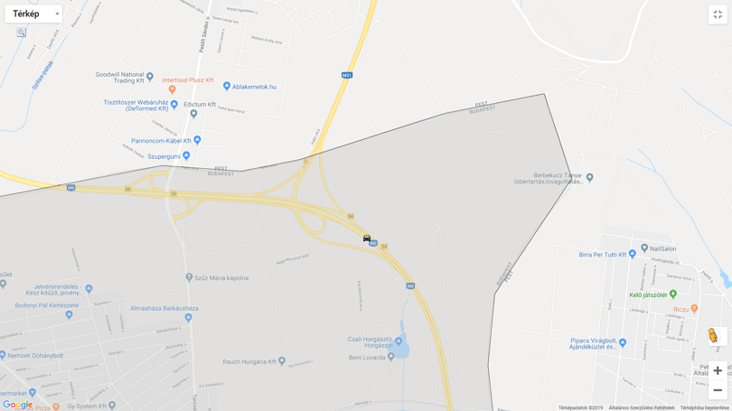 Karambolban borult fel egy kocsi az M0-son