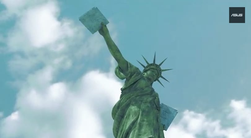 Megtámadta az amerikai Szabadság-szobrot az ASUS