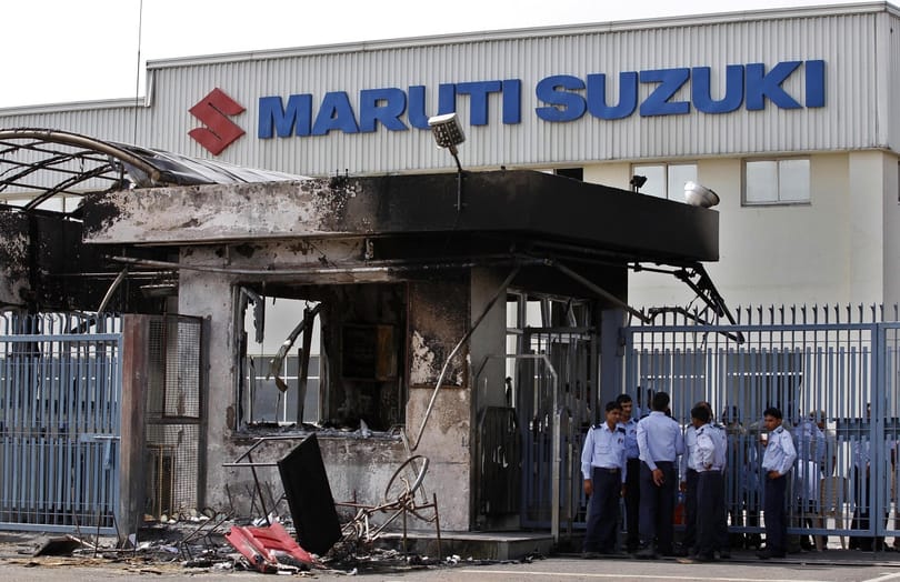 Súlyos összecsapások voltak a Suzuki Maruti egyik indiai gyárában
