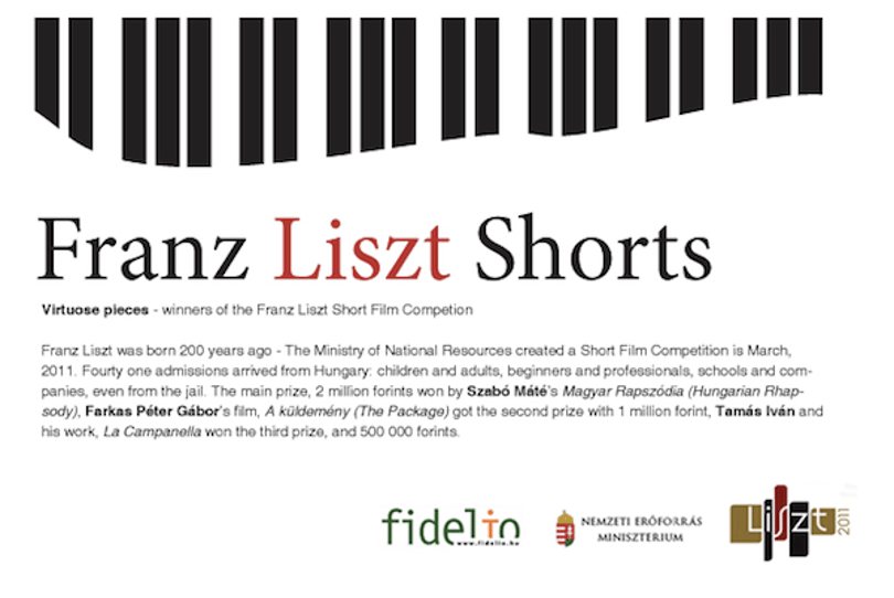 A Liszt rövidfilmpályázat győztesei az interneten