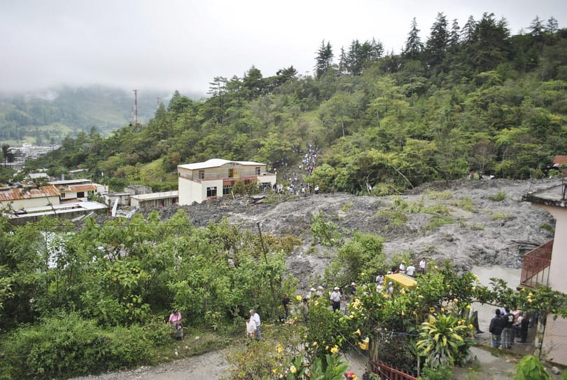 Sárlavina Guatemalában