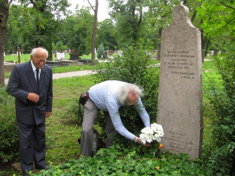 A Göncz Árpád utca a Bibó István térre vezet Budaörsön