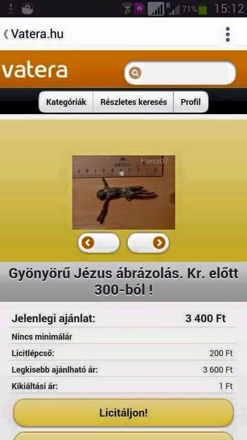 Krisztus-szobor Krisztus előttről – szinte ingyen!