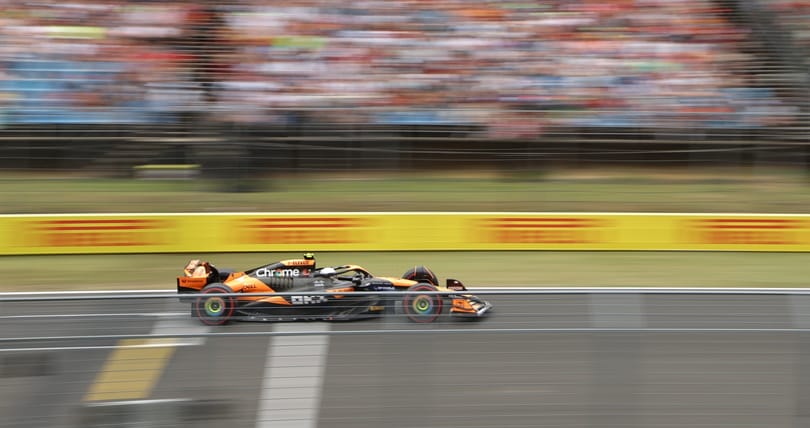 Lóg az eső lába a Hungaroringen, de megint Norris volt a leggyorsabb