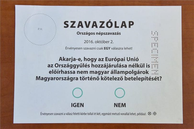 Kvótanépszavazás: napról napra változik, de ismert az érvényességi küszöb