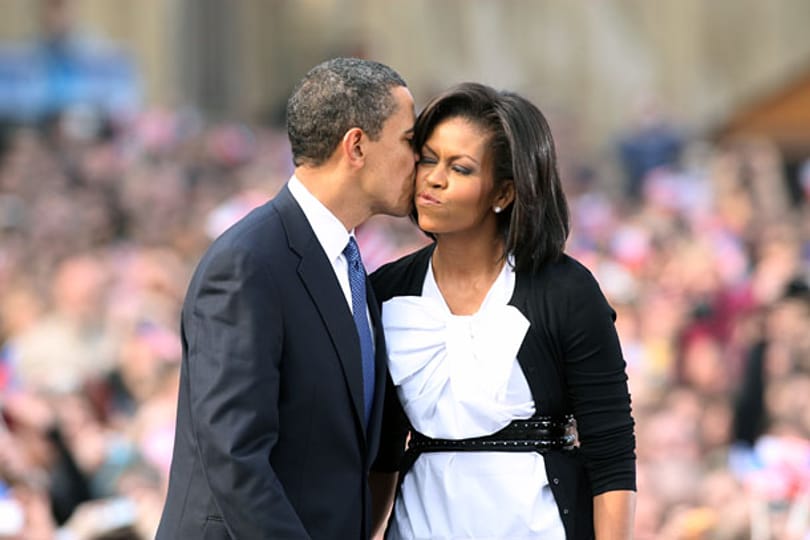 Obamáné büszke rá, hogy férje már leszokott