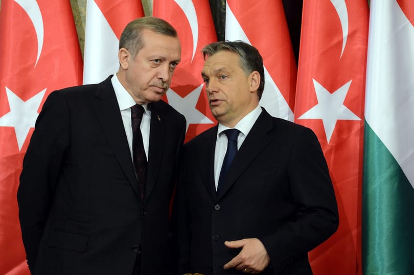 Orbán örömmel találkozik Erdogannal