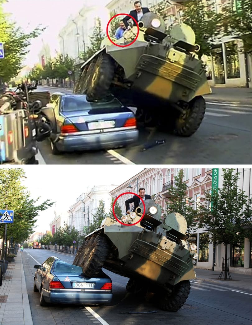 Az AP kukába dobta a vilniusi polgármester manipulált fotóját