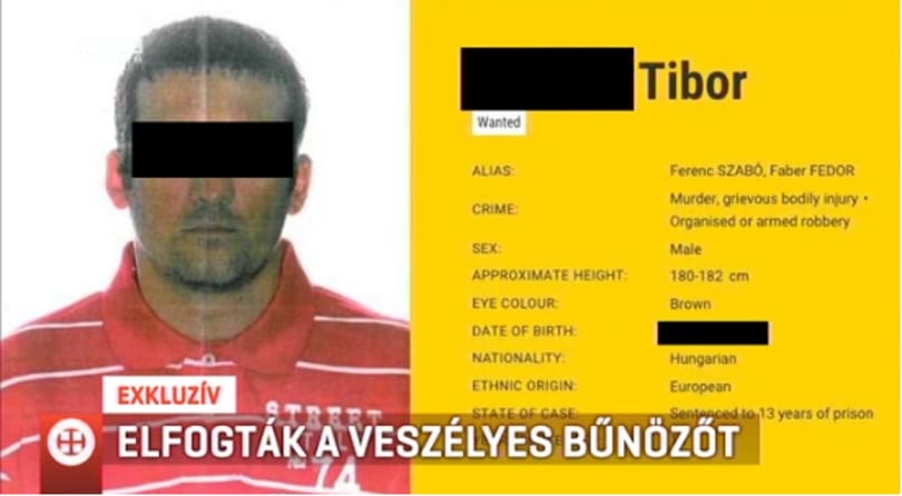 Elkapták az ország egyik legkeresettebb bűnözőjét