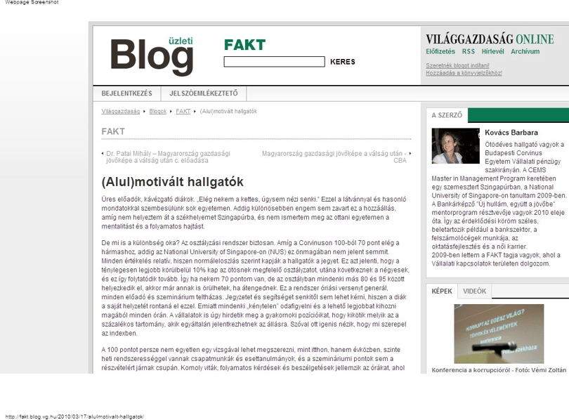 Miért motiválatlanok az egyetemi hallgatók?