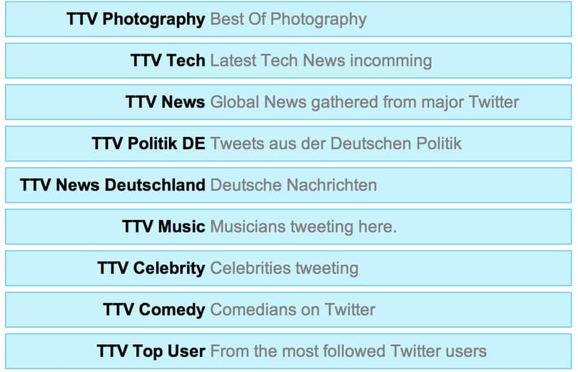 Hírek percről percre az ingyenes Twitter-tévével 